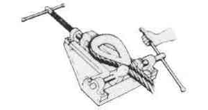 232382 RIGGERS' VISE NO.2, FOR 16-38MM ROPE DIA