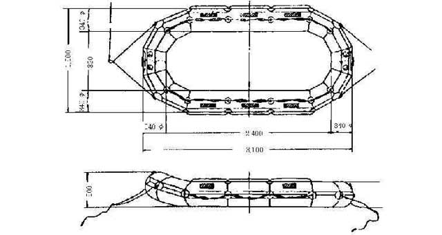 232566 BOAT INFLATABLE FOR DEEP TANK, INSPECTION CAPACITY 5 PERSON