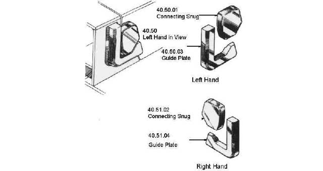 233322 MACGREGOR HATCH CONNECTING, SNUG LEFT HAND #40.50.01