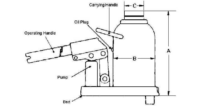 233354 OIL JACK FOR MACGREGOR HATCH, #MCH-7F
