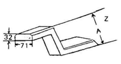 233368 MACGREGOR CORNER PACKING Z-132, 32X71XA132