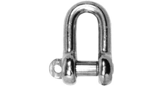 233562 SHACKLE STRAIGHT EYE BOLT, S. STEEL SC 28MM SWL 4.8TON