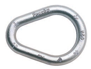 234413 LINK SLING FORGED CARBON STEEL, CROSBY G-341 GALV 16MM