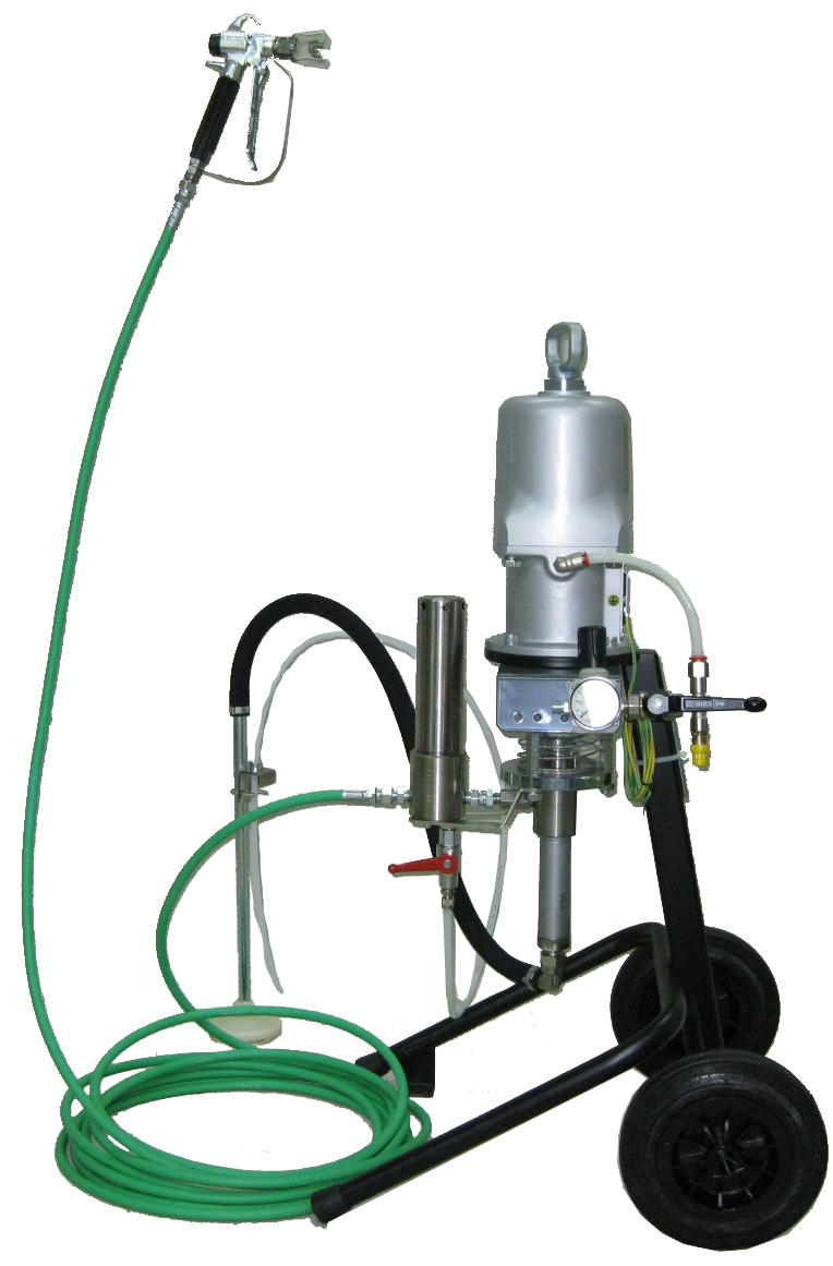 270405 AIRLESS PAINT SPRAY CART TYPE, IWATA ALS-453C PUMP RATIO 53:1