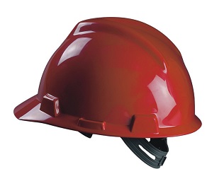 310114 HELMET SAFETY SLOTTED V-Gard ?W/SATZ-ON SUSPENSION TAN
