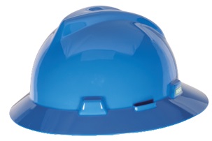 310116 HAT SAFETY SLOTTED V-Gard ?W/STAZ-ON SUSPENSION WHITE M
