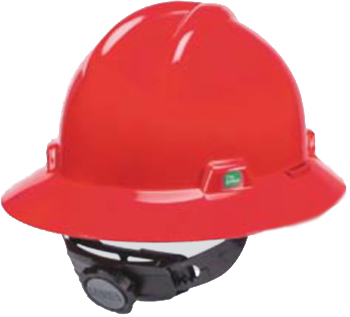 310148 HAT SAFETY V-GARD GREEN HIGH, DENSITY POLYETHYLENE YELLOW