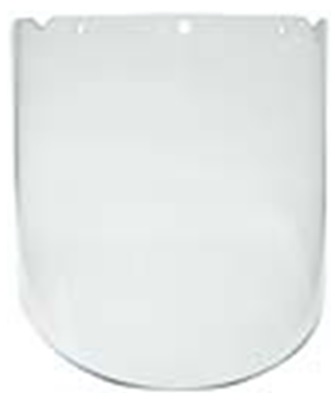 310540 VISOR MOLDED V-GARD CLEAR, 263X432X2.49MM MSA 10115853