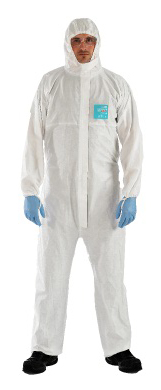 312062 WORKWEAR PE FABRIC ANTI-STATIC, MICROGARD 2000 TS PLUS WHITE M