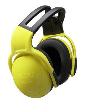331255 EAR MUFF LEFT/RIGHT MEDIUM, SNR 28-H/M/L 32/26/17 YELLOW