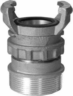 331814 ADAPTER FIREHOSE GUILLEMIN, ALUMI LUG 70MM 2-1/2
