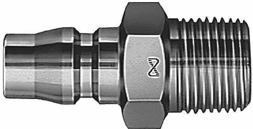 351337 COUPLER QUICK-CONNECT STEEL, 800PM R-1