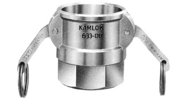 351803 COUPLING CAM&GROOVE ALUM ALLOY, D SOCKET W/FEMALE THREAD 1