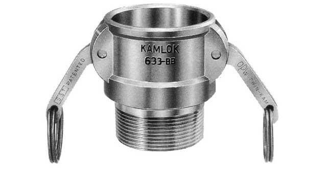 351887 COUPLING CAM&GROOVE S. STEEL, B SOCKET W/MALE THREAD 2-1/2