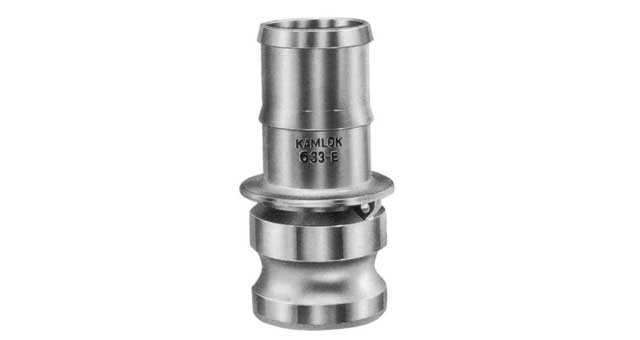 351901 COUPLING CAM&GROOVE ALUM ALLOY, E PLUG W/HOSE END 3/4