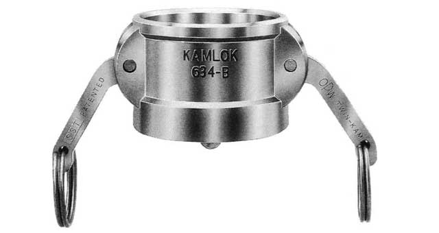 352050 COUPLING CAM&GROOVE ALUM ALLOY, DUST CAP 1/2