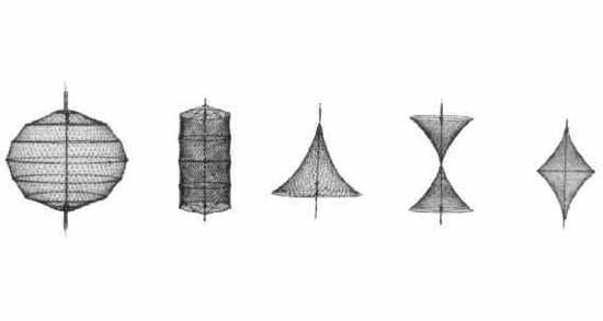 370582 BLACK CYLINDRICAL, SHAPE NET 610MM