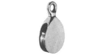 371586 BLOCK FLAG BRASS 32MM
