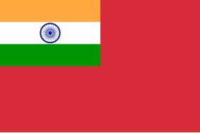 371921 FLAG CIVIL ENSIGN, INDIA 3' X 4'