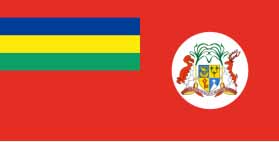 371935 FLAG CIVIL ENSIGN, MAURITIUS 3' X 4'
