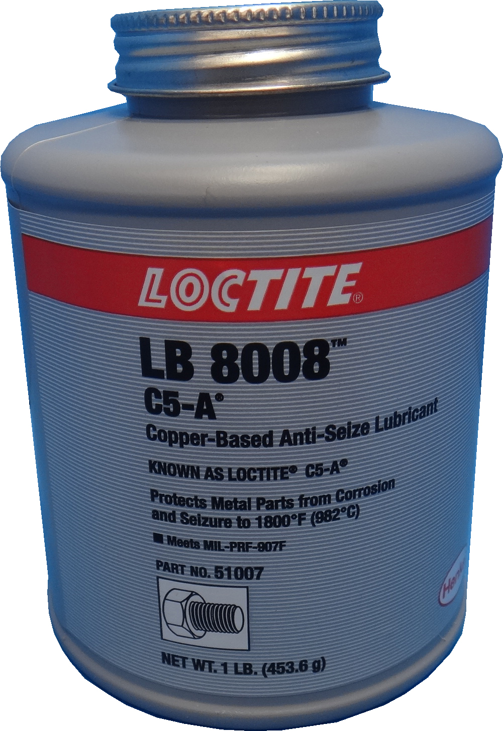 450685 LUBRICANT ANTI-SEIZE LOCTITE, LB8008 COPPER 1LB