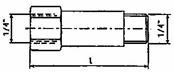 451168 EXTENSION L:50MM 1041, FOR AUTO GREASE DISPENSER