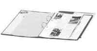 470207 FILE HARD COVER WITH 2-RINGS, B6-E 138X217X40MM