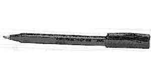 470613 BALL-POINT PEN WATER-SOLUBLE, BLUE 0.2MM