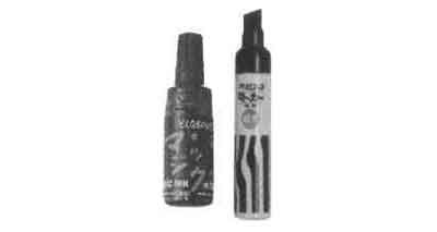470635 FELT MARKER PEN EXTRA BROAD, LINE YELLOW
