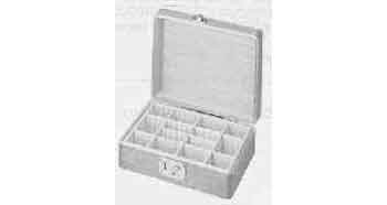470801 STAMP BOX WOOD 155X118X85MM