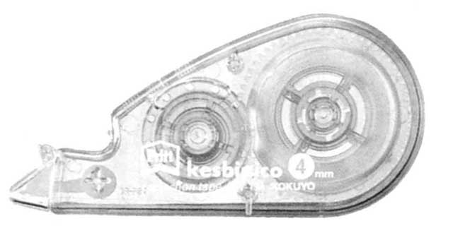 470881 TAPE CORRECTION IN DISPENSER, TAPE WIDTH 4MM