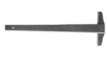 471556 T-SQUARE ONE SIDE WHITE, PLASTIC 450MM