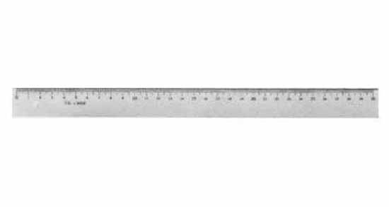 471570 RULE STRAIGHT PLASTIC 600MM