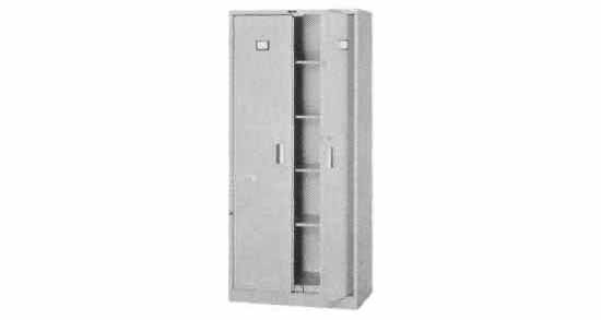 472533 FILING CABINET STEEL FOLDING, DOOR DEEP 880X515X1790MM