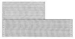 472664 DATA FORM 1/6 COLOR BELT/INCH, 1-PLY 15X11