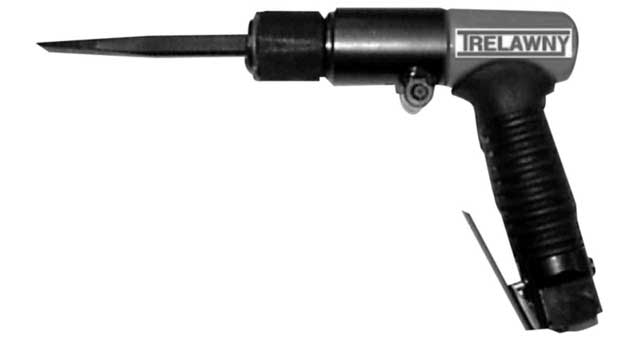 590582 CHISEL SCALER PNEUMATIC 2BPG, TRELAWNY 3000 BPM 2.0KGS