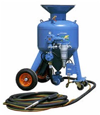 590643 SAND BLASTER PNEUMATIC AC-3P, PORTABLE COMPL. W/ACCESSORIES