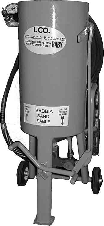 590894 SANDBLASTER PNEUMATIC ICO, CAPACITY 25LTR #300-00