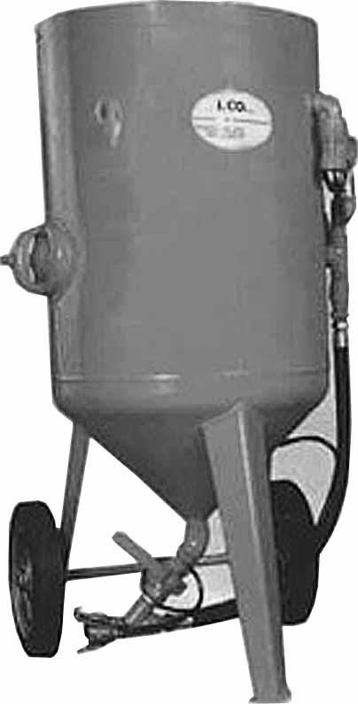 590899 SANDBLASTER PNEUMATIC ICO, CAPACITY 280LTR #300-280