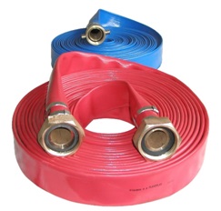 591567 HOSE LAYFLAT BLUE EXHAUST HOSE, 50MMX15MTR FOR GAS FREEING FAN