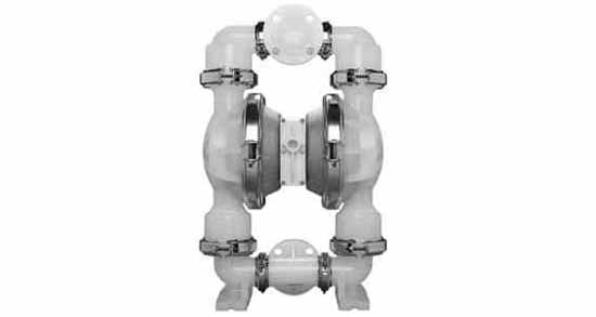 591610 DIAPHRAGM PUMP AIR-OPERATED, WILDEN P.025 PLASTIC BODY