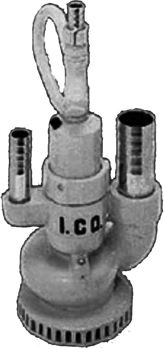 591631 PUMP SUMP PNEUMATIC ICO, NODULAR CAST IRON HEAD 25MTR
