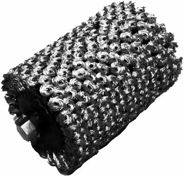 591978 BRUSH STEEL WIRE TWISTED W300MM, 11758-2-300 FOR RUST REMIVAL