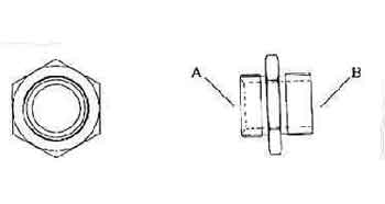 592135 ADAPTOR DOUBLE ENDED FOR, J.J.TANK CLEANING MACHINE