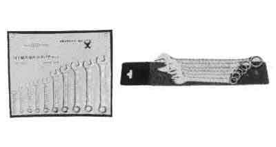 610533 WRENCH SET OPEN & 12-POINT BOX, 6X6 TO 19X19MM 11'S