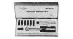 611286 BIT SET HEXAGON 1.5-5MM, 6 BITS & 3 TOOLS