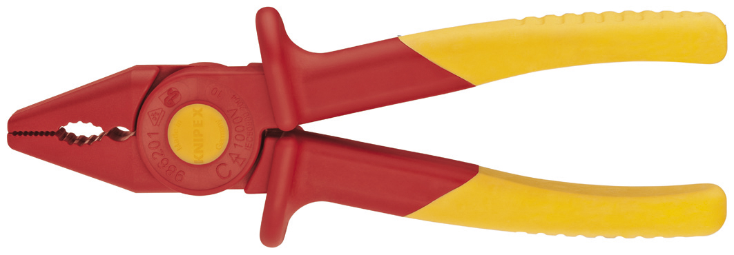 611661 PLIER FLAT NOSE INSULATED, PLASTIC LENGTH 180MM