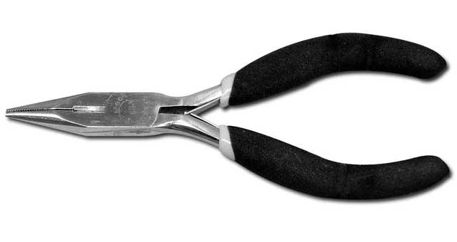 611684 PLIER MINI LONG ROUND NOSE, 4-1/2