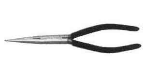 611687 PLIER LONG NEEDLE NOSE, PLASTIC COVERED HANDLE 150MM