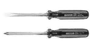 612290 SCREWDRIVER PLASTIC HANDLE, SQUARE-BLADE SLOTTED 5.5X75MM
